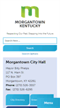 Mobile Screenshot of morgantown-ky.com